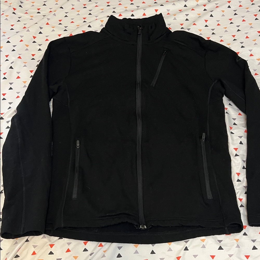 Icebreaker Men's Black Zip Up Sweater